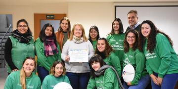 El Intendente Luis Castellano recibió a las promotoras ambientales de "Creando Conciencia".