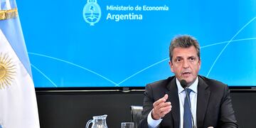 Massa anunció un “proceso de recompra de deuda” por U$S 1.000 millones como “primer paso”. (Ministerio de Economía)