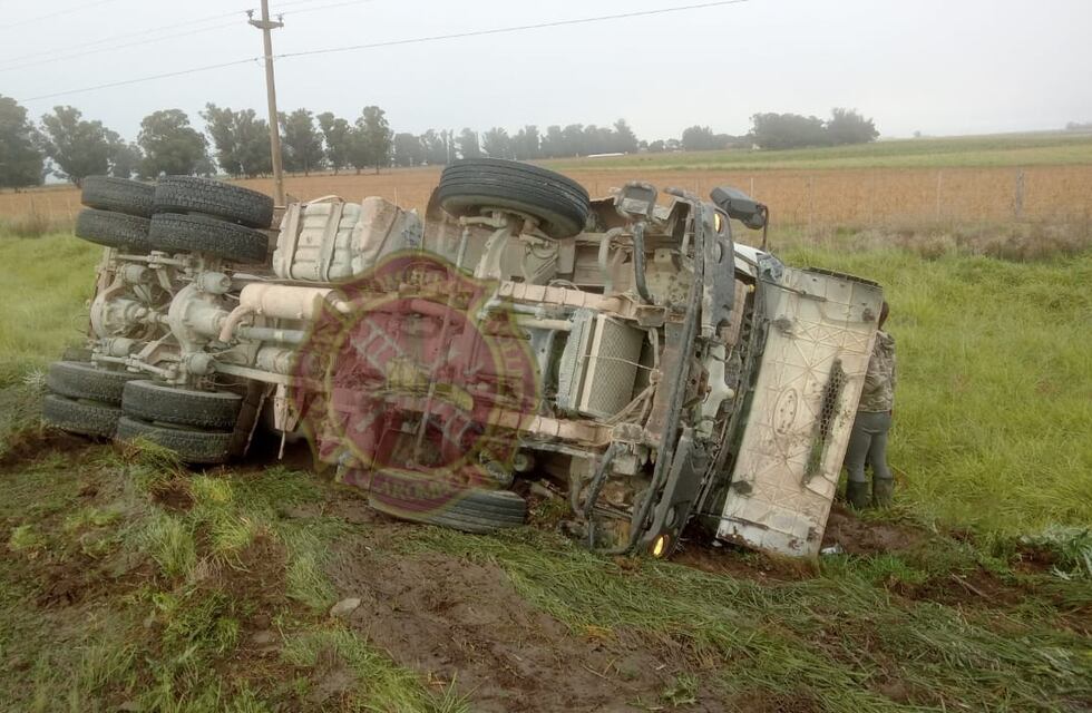 Accidente de tránsito en la Ruta 73 en las cercanías de Bellocq