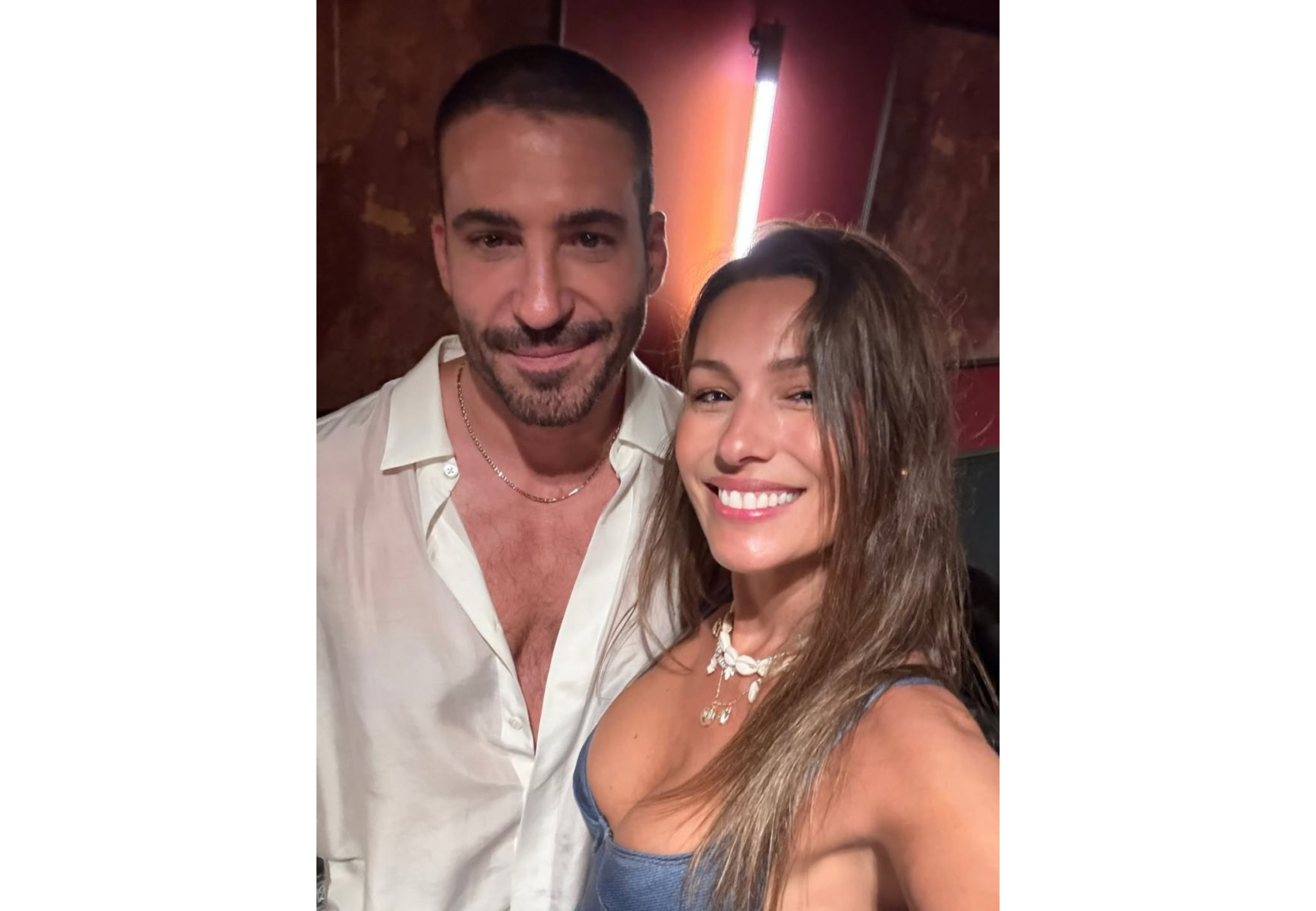 La modelo y el actor encendieron las redes.