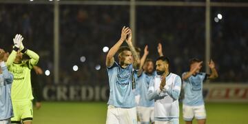 Pablo Vegetti, uno de los argumentos del sólido Belgrano puntero (Facundo Luque / La Voz).