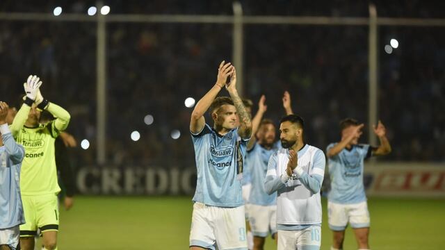 Pablo Vegetti, uno de los argumentos del sólido Belgrano puntero (Facundo Luque / La Voz).