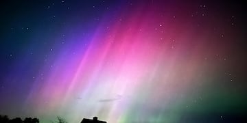 Las fotos y videos más impactantes de las auroras australes en Argentina