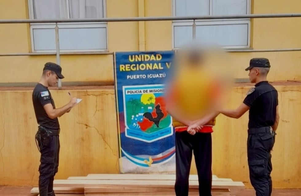 Comandante Andresito: detuvieron a un hombre acusado de robar en un aserradero