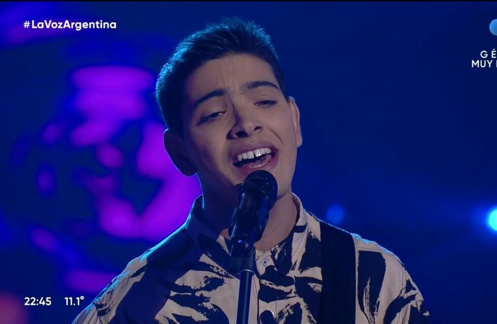 Nicolás Olivieri ganó la primera batalla de La Voz Argentina con una zamba