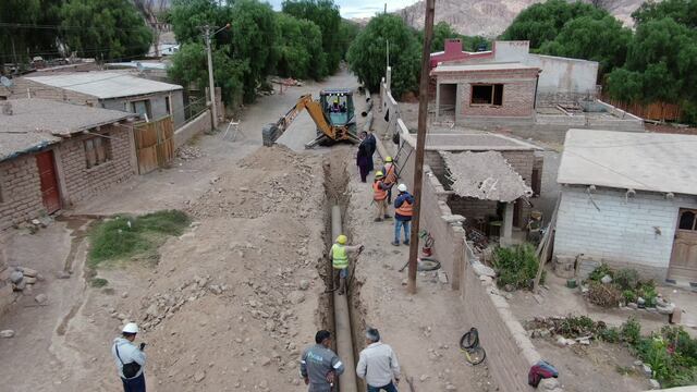 El proyecto incluye la instalación de una tubería de más de 600 metros que se empalmará al acueducto que llega hasta la planta "La Usina", en Tilcara.
