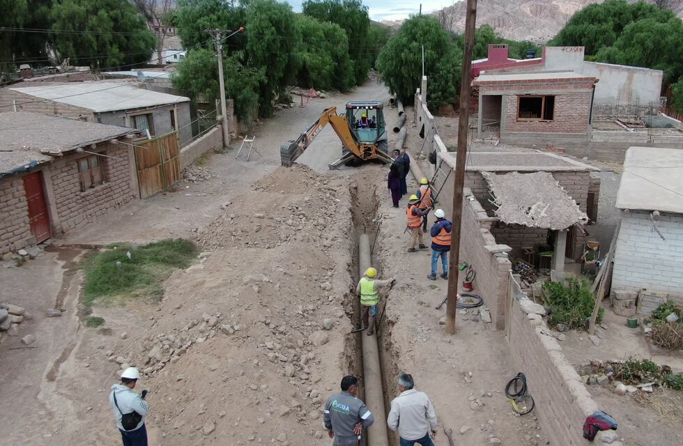 Agua Potable: Stanic y García supervisaron obra de gran envergadura en Tilcara