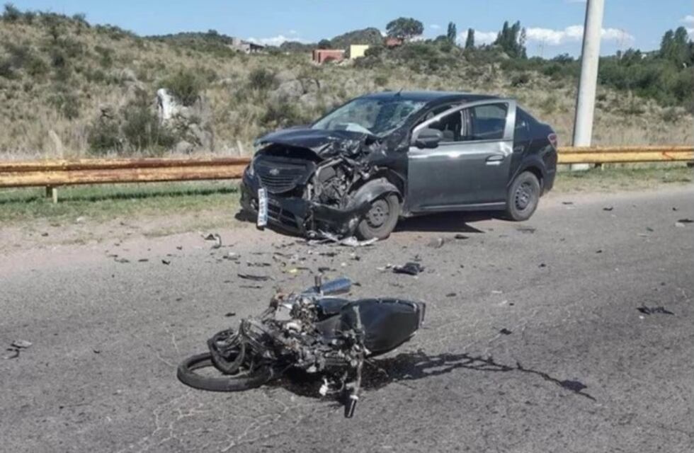 Fatal accidente en Potrero de los Funes: se lamentó la muerte de un motociclista