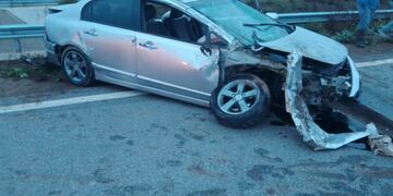 Accidente autopista 19 en Arroyito