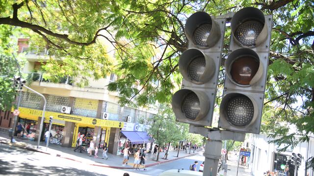 Corte de luz en la ciudad de Córdoba. (Pedro Castillo / La Voz)