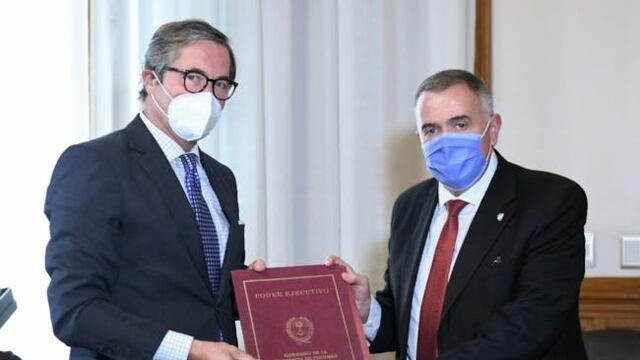 Osvaldo Jaldo se reunió con el embajador de Alemania