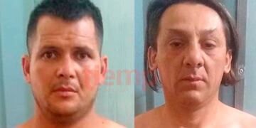 Ellos son Marcos Ariel Tejada, de 47 años, y Claudio Sebastián Arustiza, de 36 años.