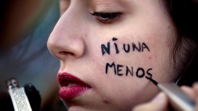 Marcha de Ni Una Menos. (AP Photo/Natacha Pisarenko)