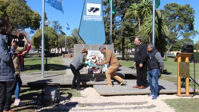 Acto Oficial por el 40º aniversario de la guerra de Malvinas, Tres Arroyos