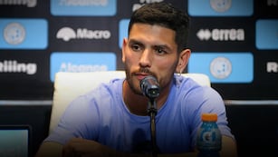 Lucas Passerini empezó a devolver con goles el voto de confianza de Belgrano (Foto: Prensa Belgrano).