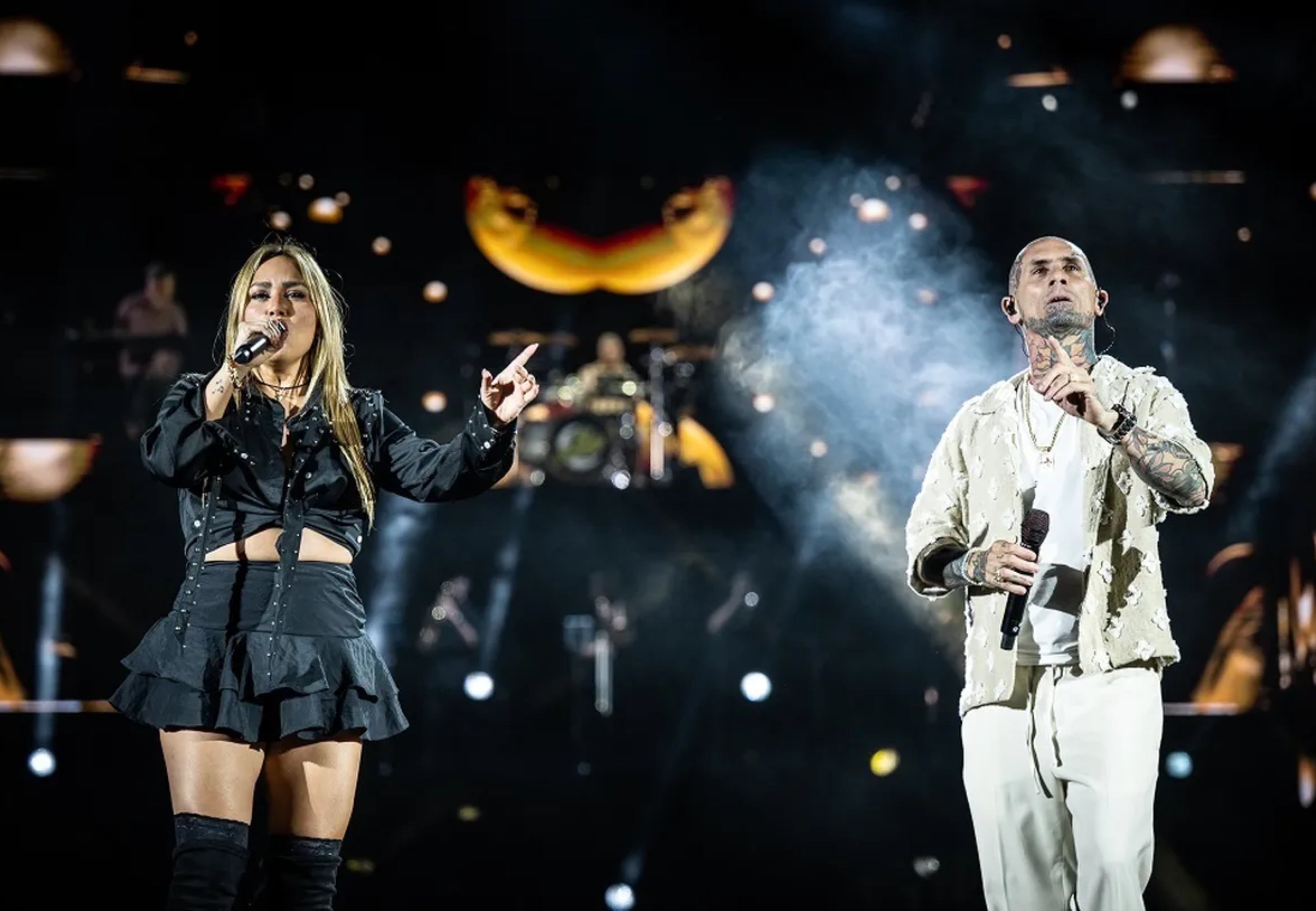 Karina y Emanuel cantaron "Paisaje".