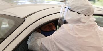 La Estación Covid del Fuesmen comenzó a operar el lunes 16 en el Centro de Congresos de San Rafael.