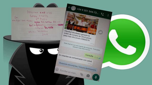 Fotomontaje. Intento de estafa en Paraná.