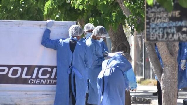 El hombre murió casi en la puerta de la casa de su expareja.