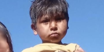 Ballesteros. Piden ayuda para encontrar a Liam Gael Flores Soraire, de 3 años. (MPF)