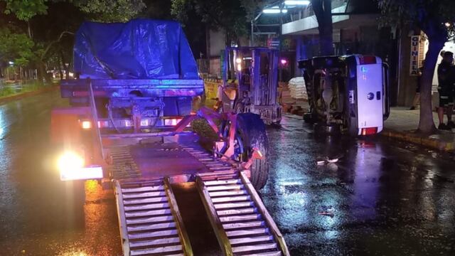 El desastre en el centro de la ciudad de Córdoba.