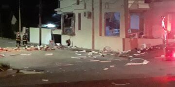Así fueron los destrozos que se generaron en la ciudad.