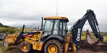 Tareas de reparación del acueducto sur de la Planta Potabilizadora Aguada 2.