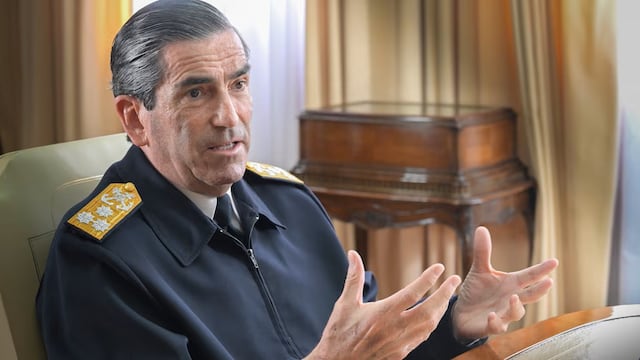 Almirante Carlos María Allievi, jefe del Estado Mayor General de la Armada