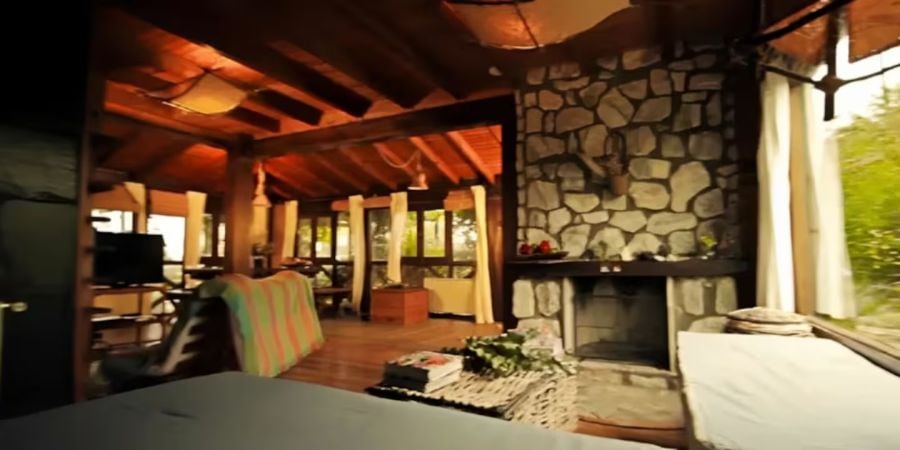 Los detalles rústicos y a la vez elegantes de la propiedad.