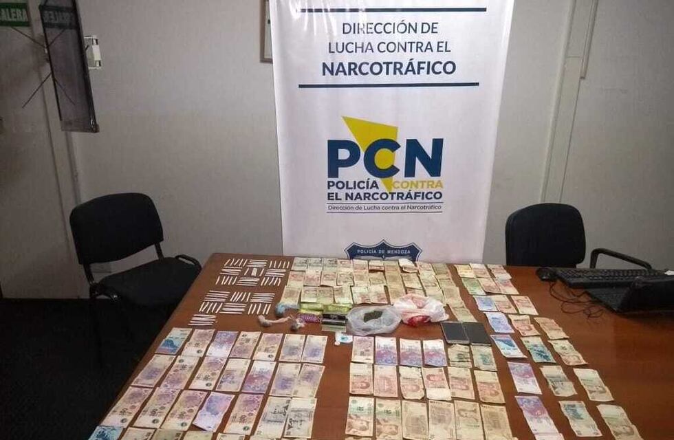 Desbarataron un quiosco de droga en Guaymallén