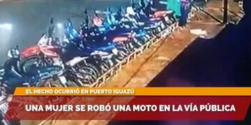 Recuperan una motocicleta robada en Puerto Iguazú.