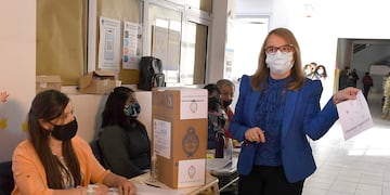 Alicia Kirchner votó en Río Gallegos.