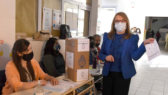 Alicia Kirchner votó en Río Gallegos.