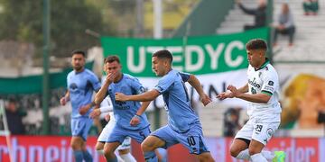 El chileno Matías Marín sigue de titular en Belgrano, contra Talleres en otra función (Belgrano).