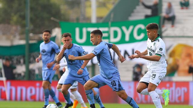 El chileno Matías Marín sigue de titular en Belgrano, contra Talleres en otra función (Belgrano).