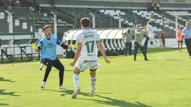 Sarmiento de Junín venció a Defensores de Belgrano y quedó como único puntero de la Zona B del torneo de transición de la Primera B Nacional