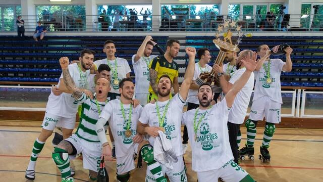 Los jugadores sanjuaninos, Gonzalo "Nolo" Romero y Matías Platero se consagraron campeones de la Liga Europea jugando para el Sporting CP.
