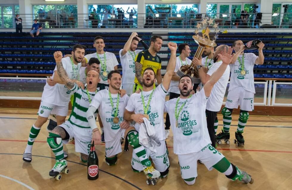 Hockey sobre patines: dos sanjuaninos se consagraron campeones de la Liga Europea