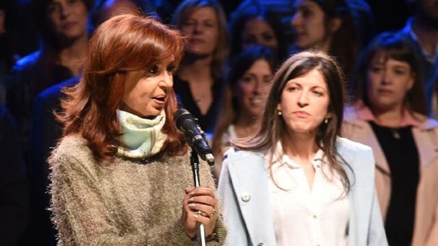 Cristina Kirchner y Fernanda Vallejos.