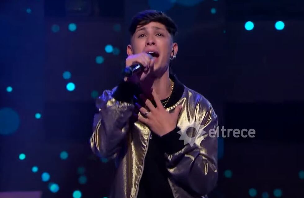 El cordobés Gaspar Gigena volvió a brillar y se metió entre los 15 mejores de Canta Conmigo Ahora