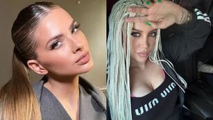 La China Suárez apuntan contra quienes la acusan de copiarse de Wanda Nara.