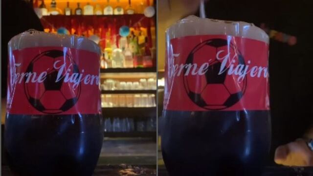 Pidió un fernet viajero y se lo sirvieron en una botella cortada