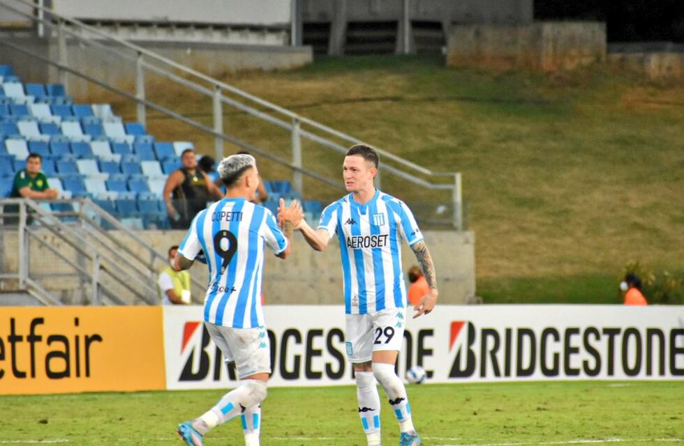 Copa Sudamericana: Racing reaccionó, dio vuelta el partido y venció 2-1 a Cuiabá