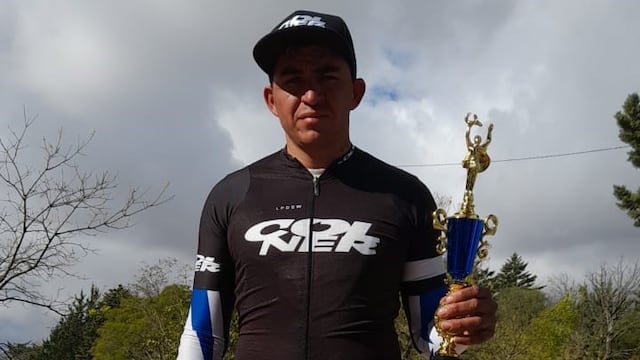 Matías Pollio hizo podio en la Rural Bike de Coronel Dorrego.