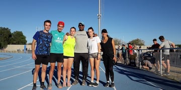 Destaada participación de atletas de San Rafael en el Campeonato Nacional de Atletismo U-20.