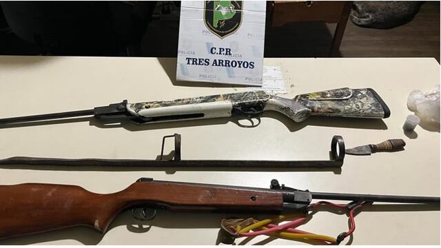 Tres Arroyos: Aprehendidos por caza furtiva en zona rural