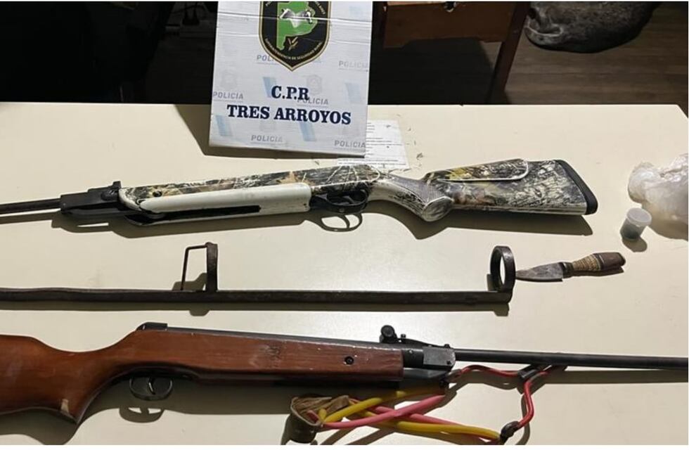 Tres Arroyos: Aprehendidos por caza furtiva en zona rural