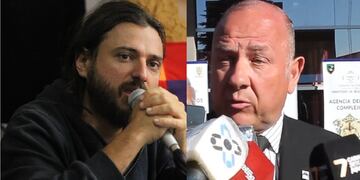 El dirigente social y político Juan Grabois y el ministro de Seguridad de Jujuy, Luis Martín, protagonistas de una polémica.