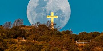 La Super Luna en Carlos Paz