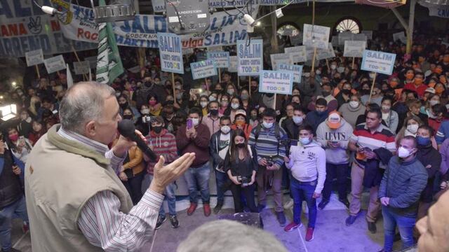 Jaldo participó en un multitudinario acto en Famaillá.